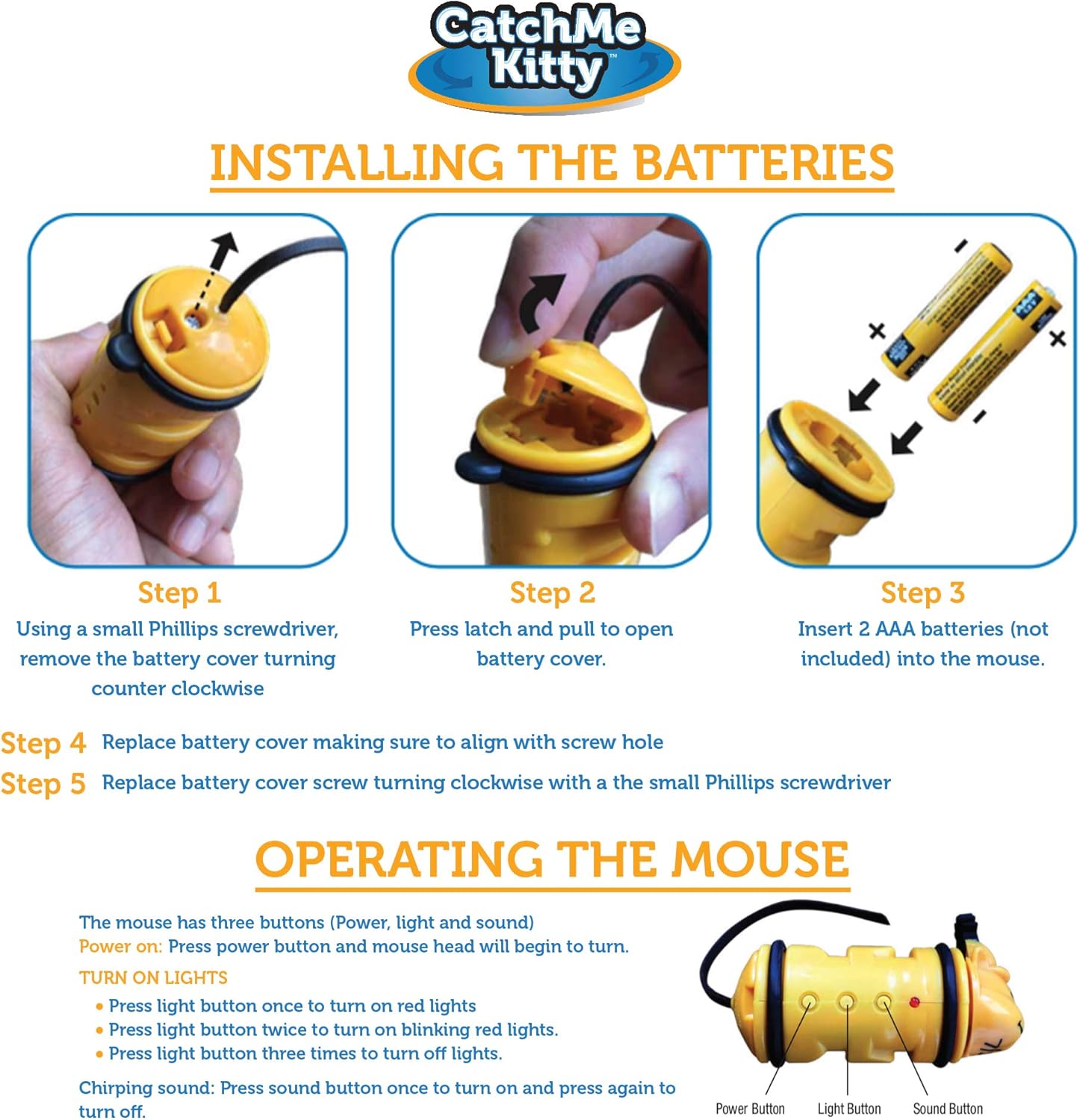 catch me kitty cat toy