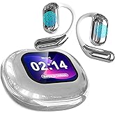 Silver Wireless Earbuds, Bluetooth Headphones, HD Sound Ear Buds for Travel (Model A)