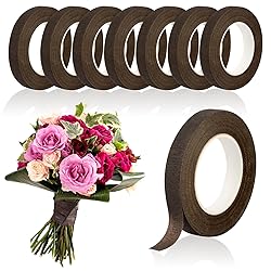 COIDEA 8 Packs Floral Tape, 1/2" Wide Flower