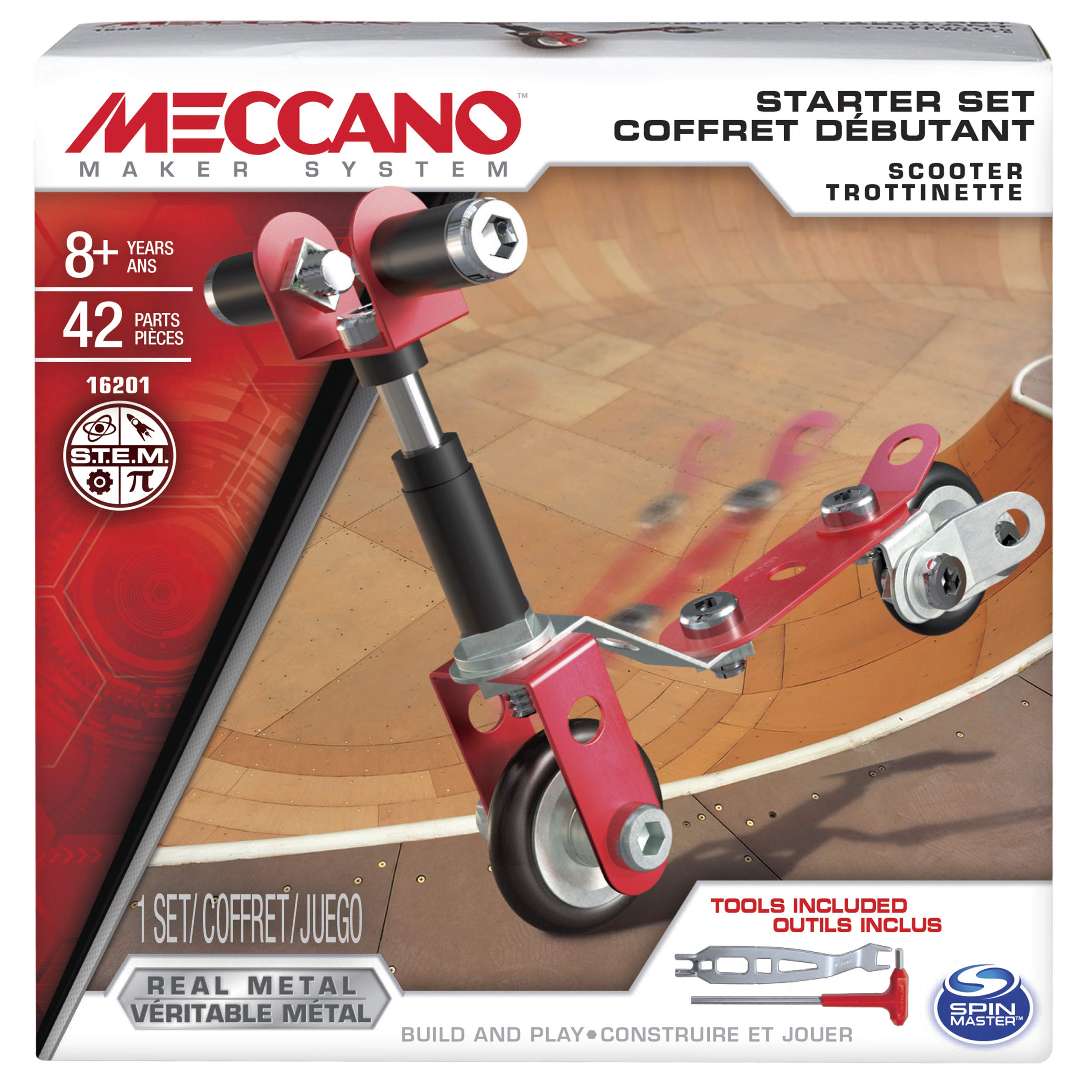 Meccano Starter Set Scooter 42 Pieces
