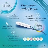 Lil-Lets Non-Applicator Lite Tampons 96 (6x16) Light Flow SmartFit view 4