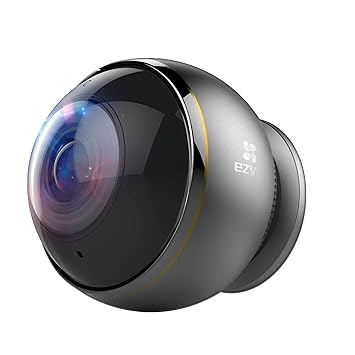 EZVIZ ez360 Pano TripleHD 360 Degree Panoramic Wireless Wi-Fi Security Camera, 3MP STARVIS Back Illuminated Image Sensor, Fisheye Lens, Full Duplex Two-Way Audio