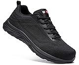 LARNMERN Steel Toe Shoes for Men Non Slip Work