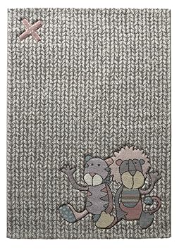 wecon home Sigikid I Moderner Kurzflor Kinderteppich, Kinderzimmer für Mädchen & Jungen I Patchwork Sweetys I SK-21966-755 I 