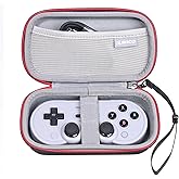 RLSOCO Case for 8Bitdo Sn30 Pro/8Bitdo M30 Wireless Bluetooth Controller, Hard Travel Carrying Case with Adjustable Wrist Str