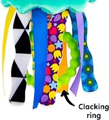 Lamaze Sprinkles Jellyfish Clip On Pram Toy 5 Pack Baby Sensory 0-6m view 3