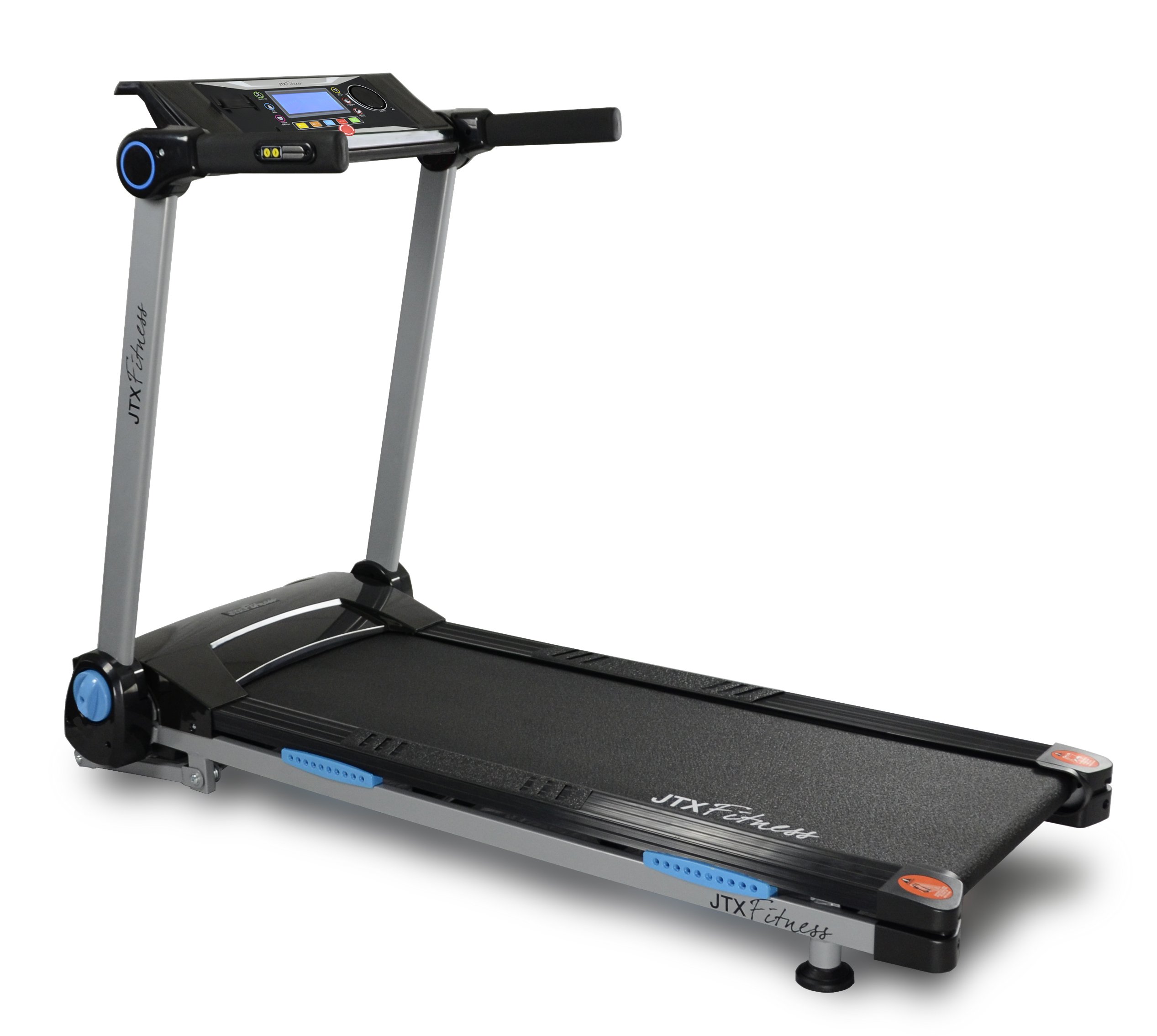 JTX Slim Line Flat Foldable Running Machine Folding Treadmill