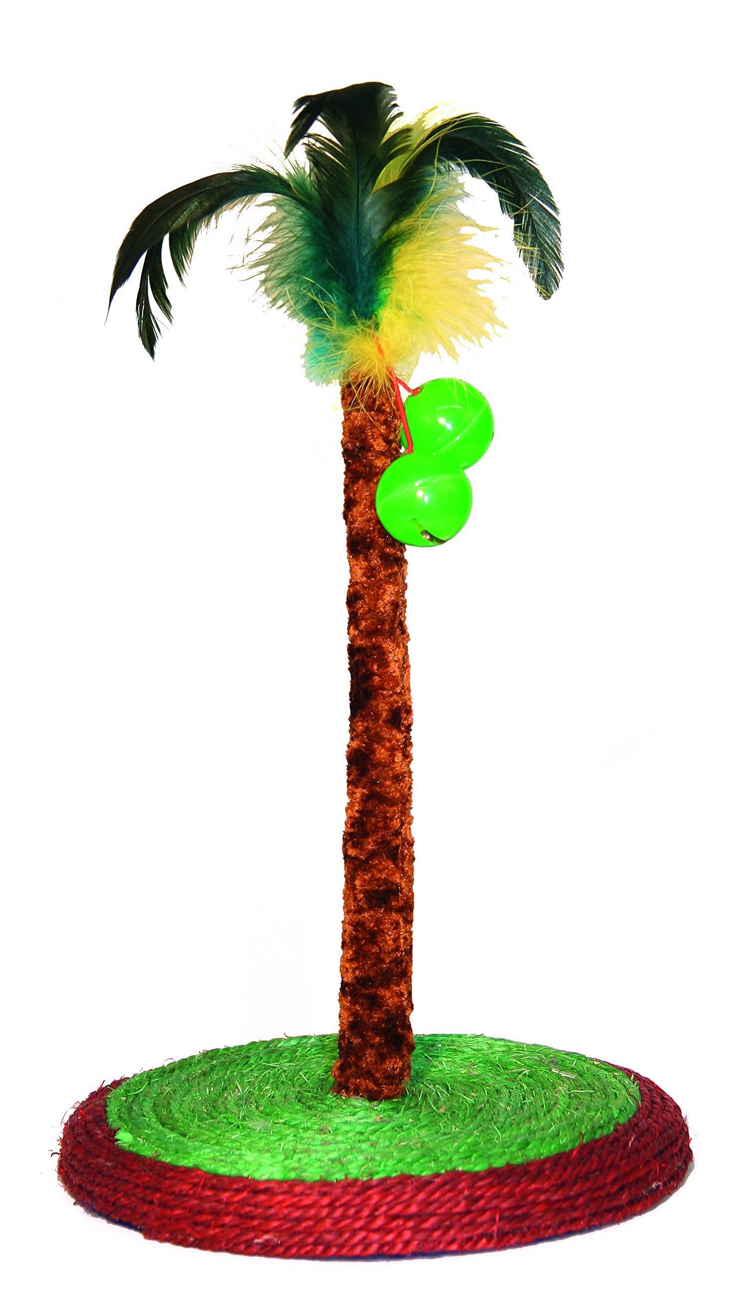 Kerbl Palm Tree on Sisal Base, 33 cm (In Assorted Colours)