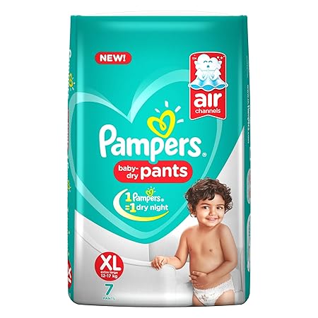 Pampers New Diaper Pants, XL, 7 Count