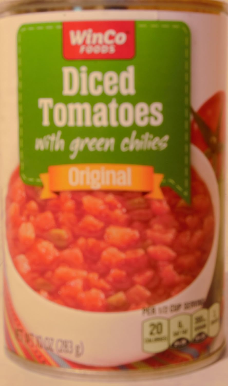 Winco Brand Diced Tomatoes "Original" (1210 Oz Cans