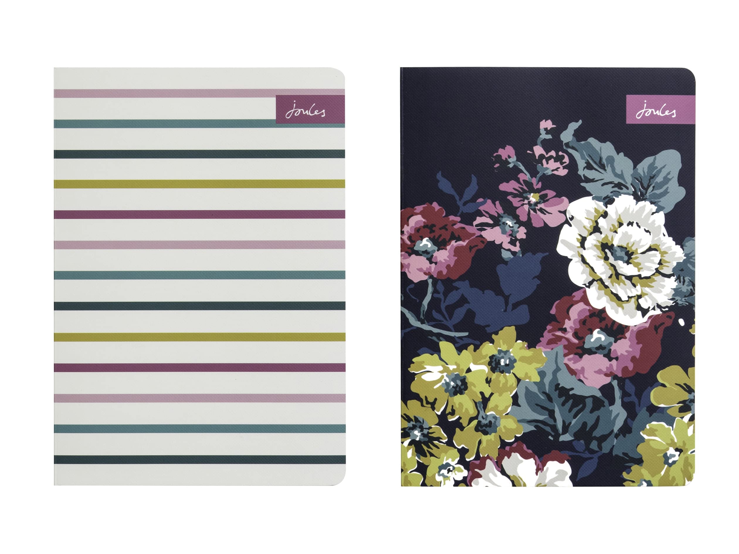 Joules Home A5 Notebooks Set Of 2 - Anniversary Floral - One Size