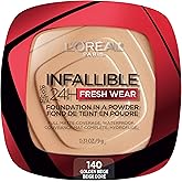 L'Oreal Paris Makeup Infallible Fresh Wear Foundation in a Powder, Up to 24H Wear, Waterproof, Golden Beige, 0.31 oz.