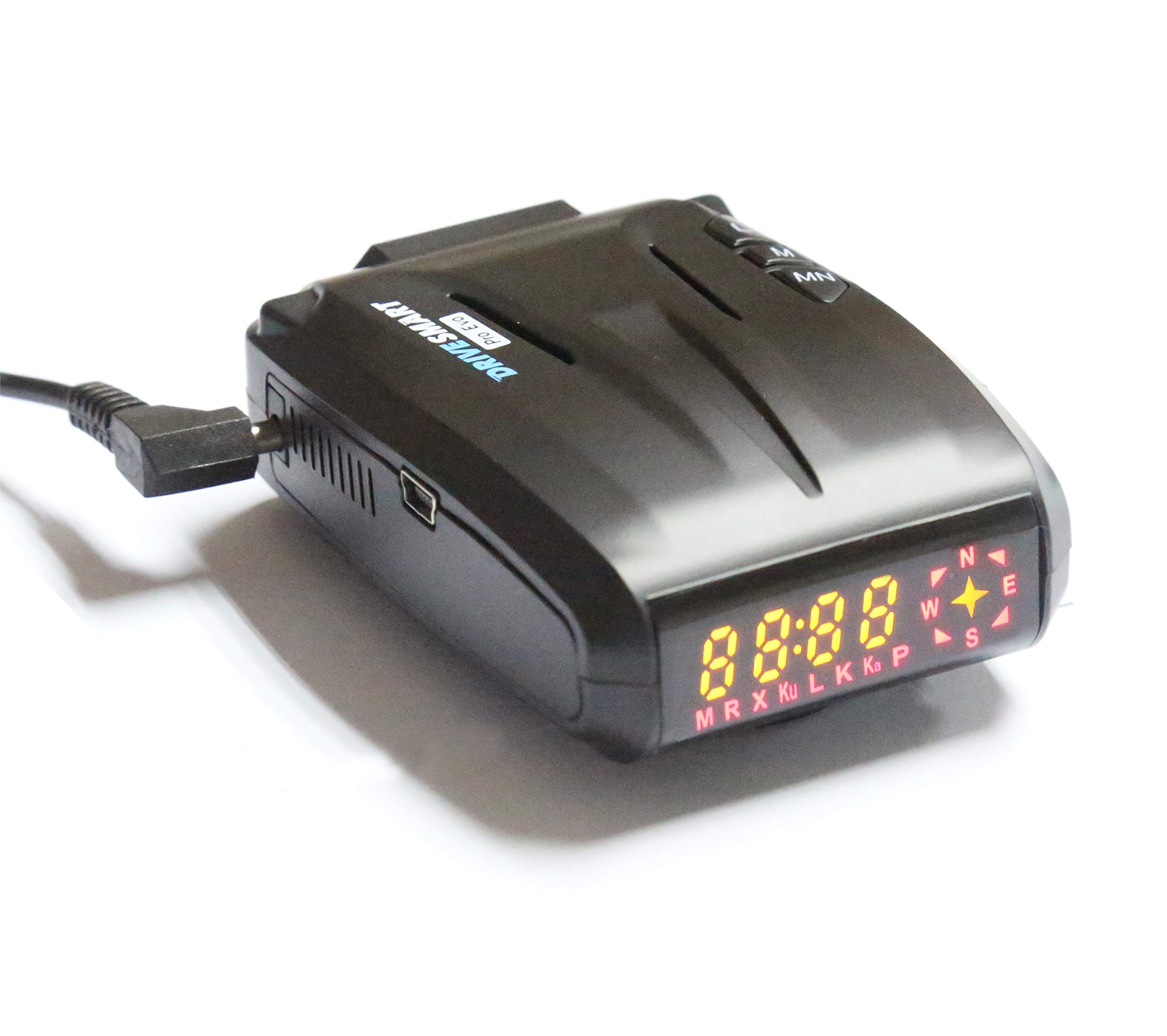 DriveSmart Red Light Camera Detector & Evo GPS Speed Camera with Inbuilt Mobile Laser Van Detection. Free Lifetime Database Updates, Black