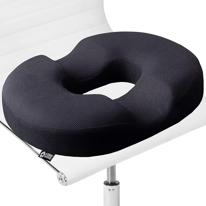 Donut Cushion Haemorrhoids Pillow 100 Memory Foam Pressure Cushions for Bottoms Doughnut