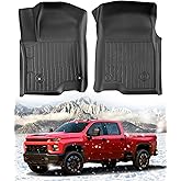 Floor Mats for Chevy Silverado Sierra: 2019-2026 1500 2500HD 3500HD Truck Front Liners,All Weather Car Accessories Double & Crew Cab Only Carpet for Chevrolet Silverado for GMC Sierra 2026 2025-2019