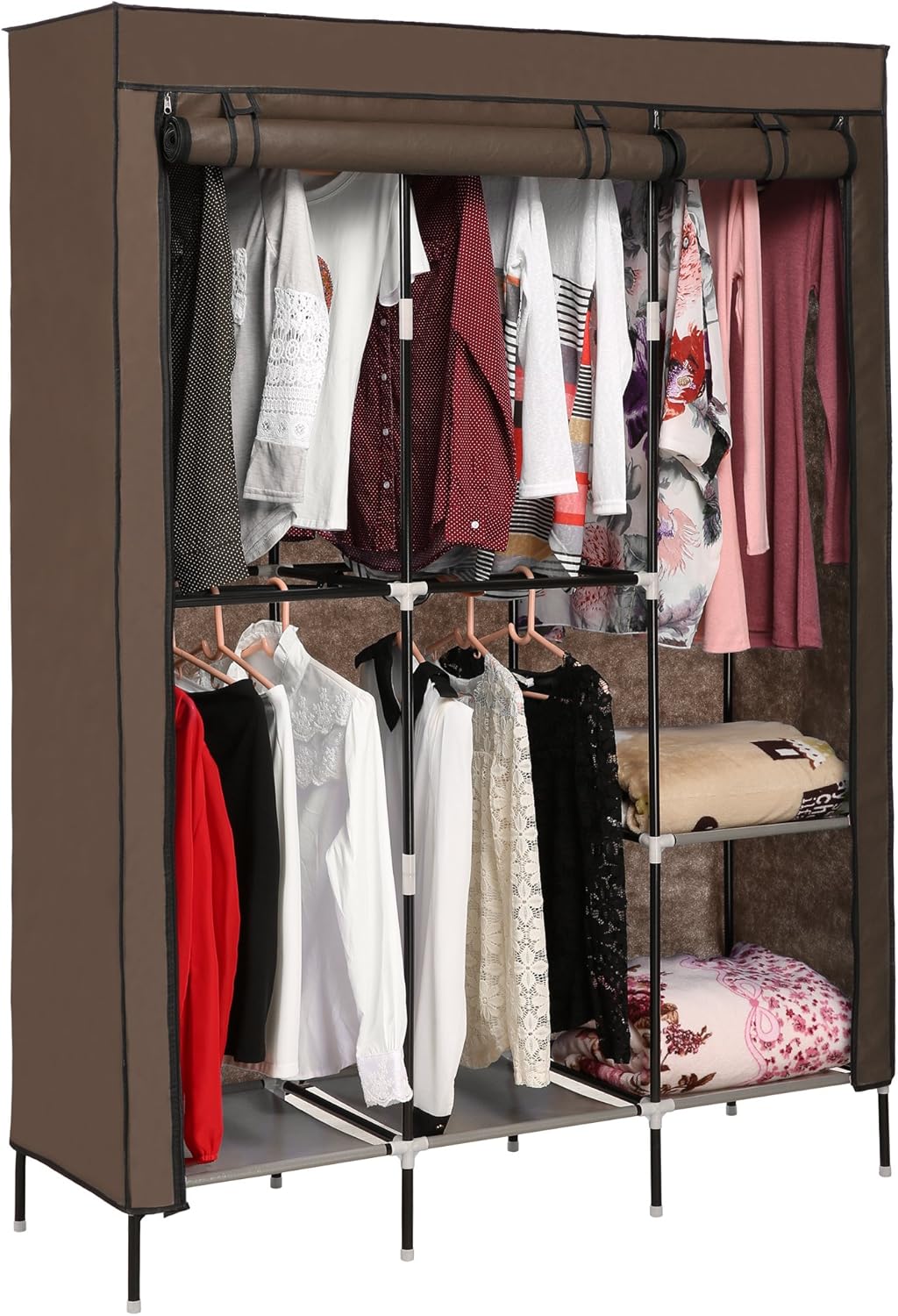 Best coat storage rack with cover