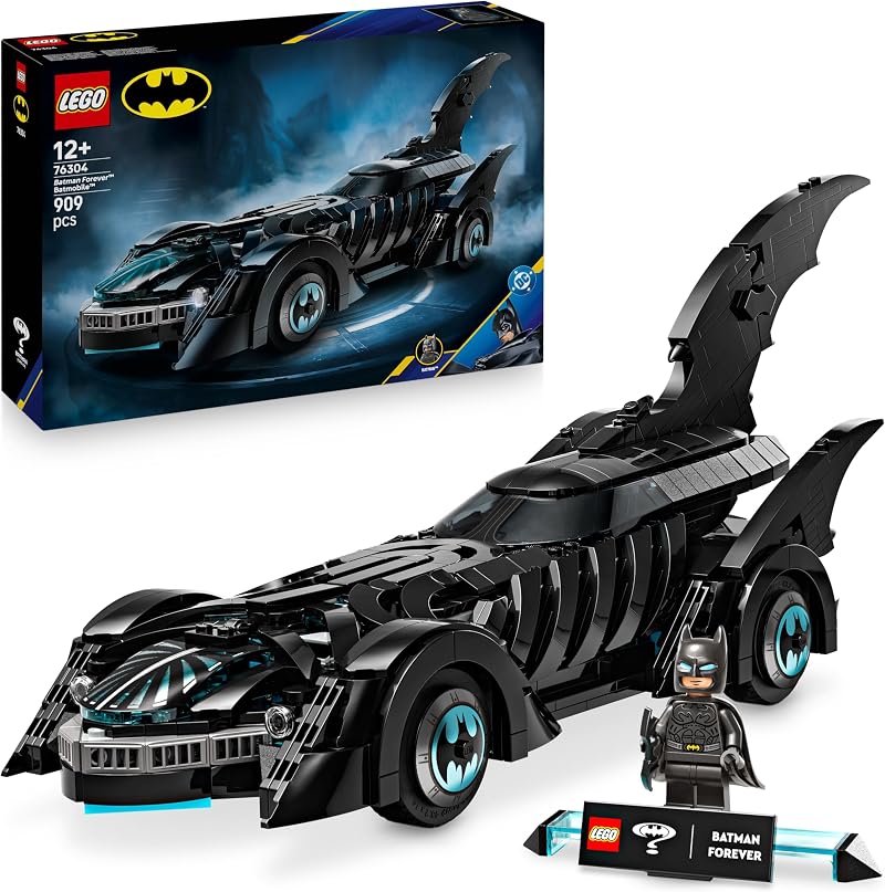 LEGO DC Batman Forever Batmobile 76304 with Minifigure Opening Cockpit