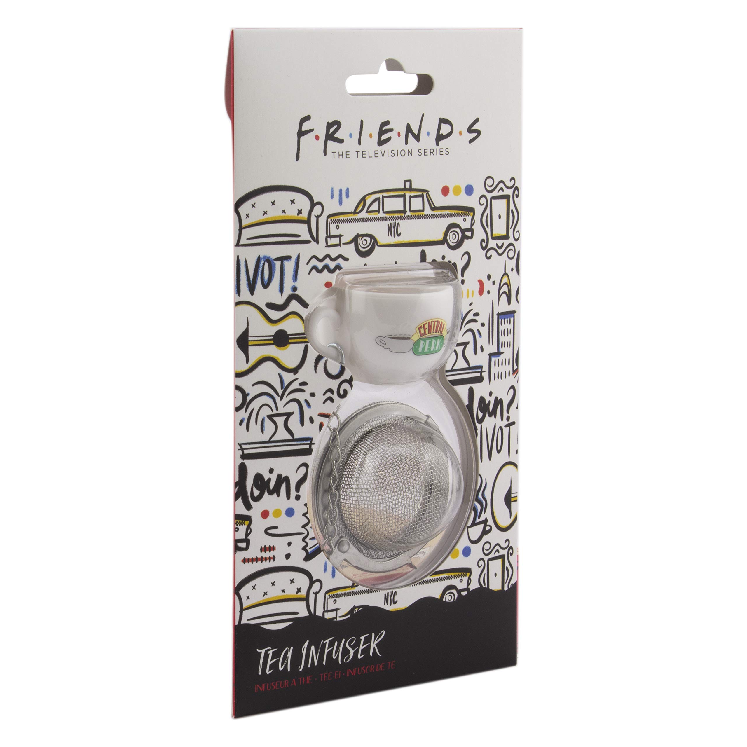 Friends Central Perk Stainless Steel Tea Infuser and Chain