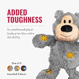 KONG WildKnots Bears Dog Toy Small Medium Knotted Rope Squeaker view 6