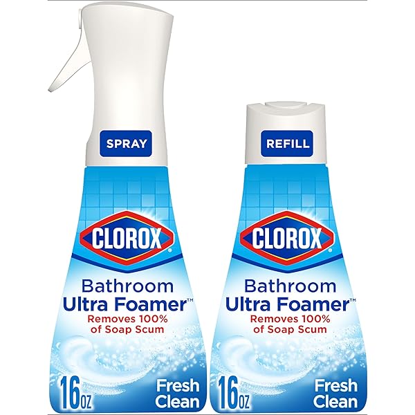 CLOROX BATHROOM ULTRA FOAMER, HOUSEHOLD ESSENTIALS, FRESH CLEAN,...