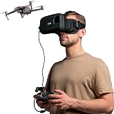 DroneMask 1 | Patented Unibody Lens FPV Goggles | Immersive VR Headset for DJI &amp; GPS Drones