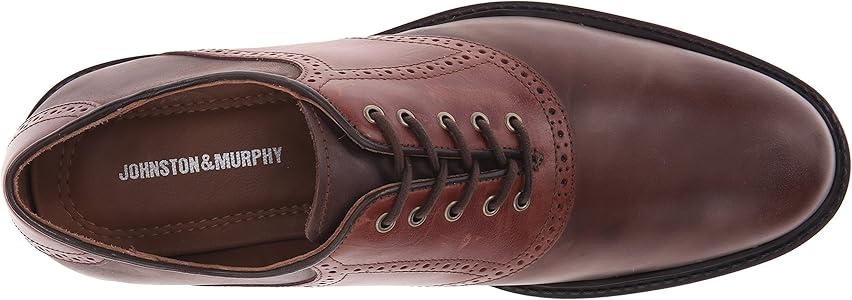 johnston & murphy tabor saddle dress oxford