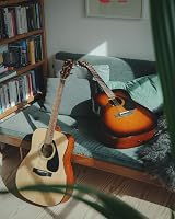 Yamaha F310 Full Size Steel String Acoustic Guitar Natural view 8