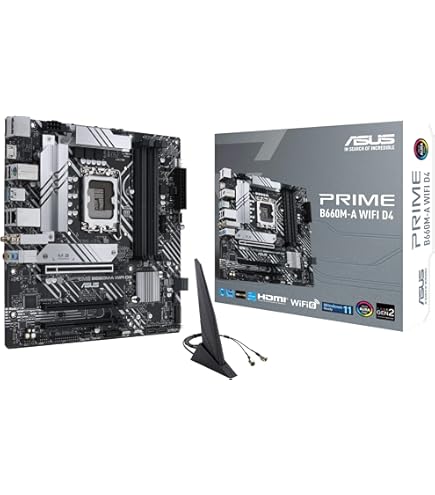 ASUS Prime B660M-K D4 Gaming Motherboard Socket Intel LGA 1700