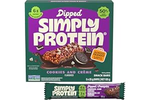 SimplyProtein Dipped Cookies and Cream 5ct