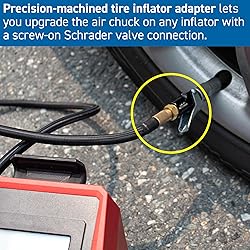 LockNFlate Air Inflator Adapter 1/4 NPT (m) to