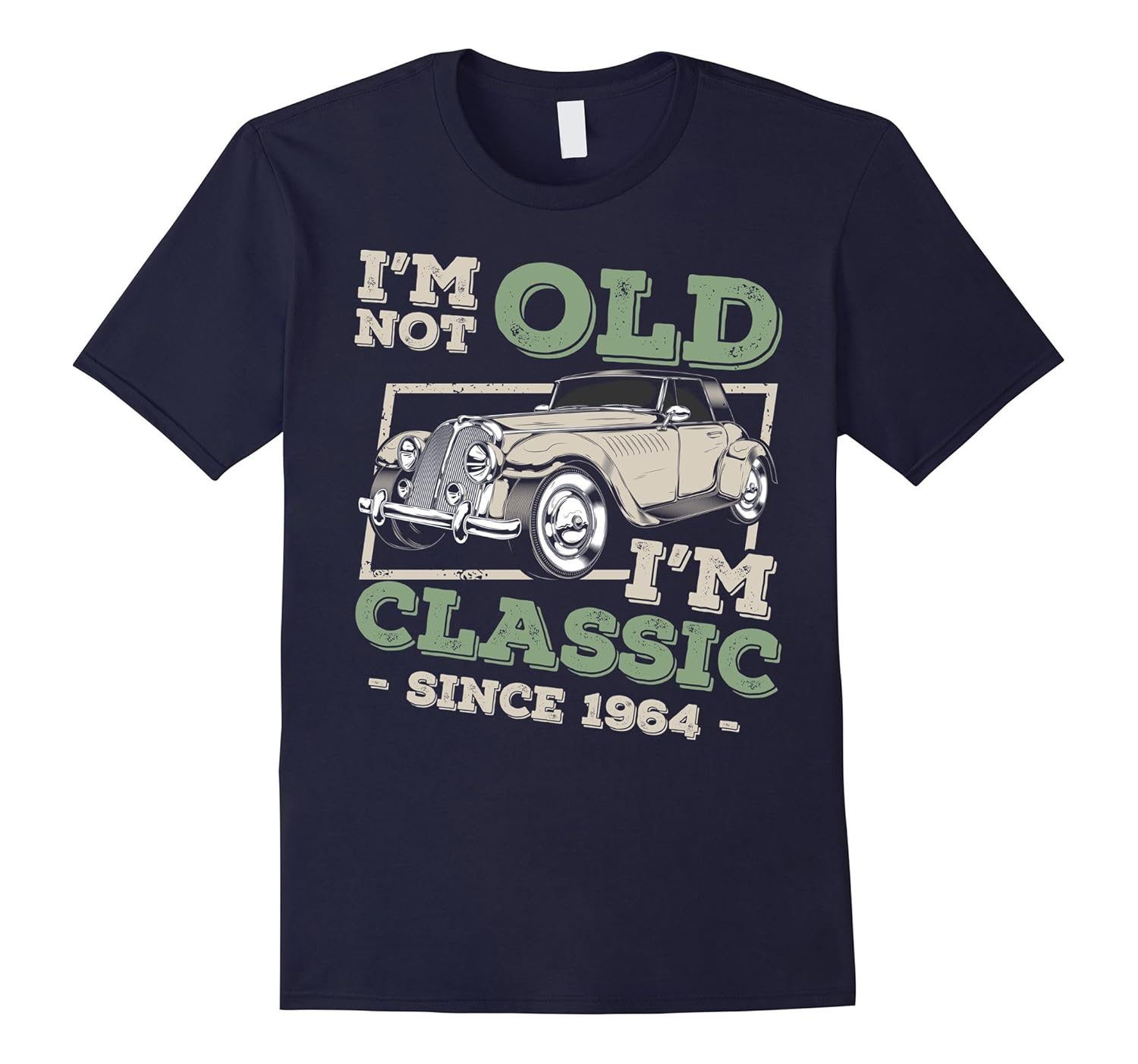 Birthday T-Shirt Vintage Classic Car 1964 53rd Birthday Gift-Rose