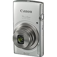 Canon PowerShot ELPH 180 Digital Camera w/ Image Stabilization and Smart AUTO Mode (Silver), 0.90in. x 3.70in. x 2.10in…