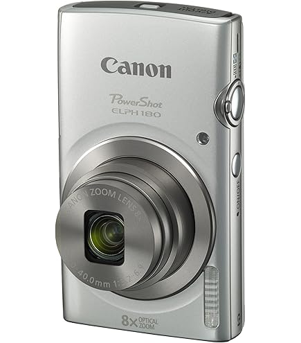 Amazon.com : Canon PowerShot ELPH 180 Digital Camera (Silver) with