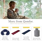 Qomfor Microwavable 1.5kg Weighted Neck Shoulder Wrap Lavender Scent view 7