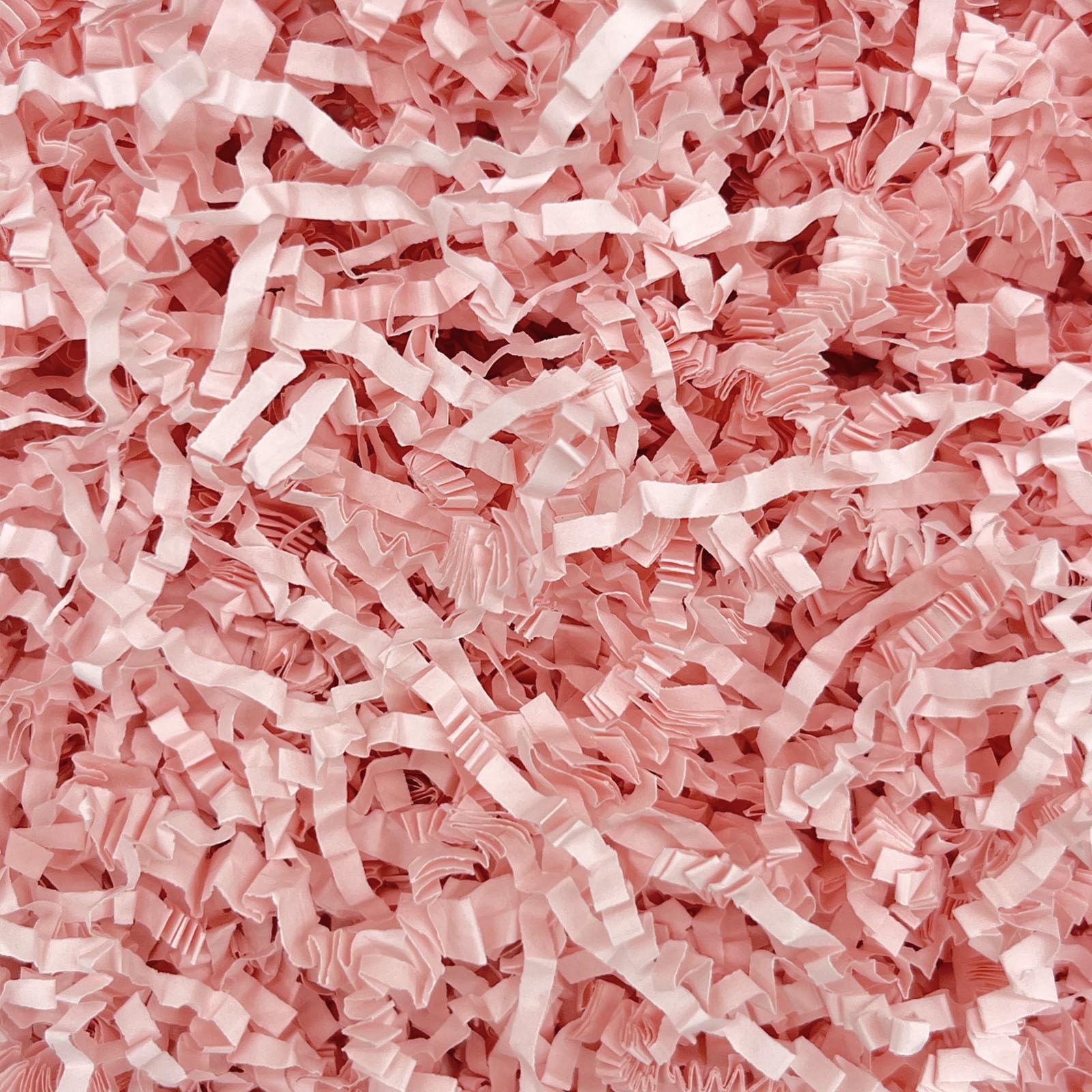Photo 1 of 2 LB Light Pink Crinkle Cut Paper Shred Filler Great for Gift Wrapping, Light Pink Basket Fillers, Birthday, Gift Wrapping, Anniversary, Halloween Thanksgiving Christmas Party Decor Filling Supplies