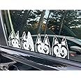 Middle Finger Stick Figure Funny Vinyl DieCut Window Decal - Foto 8