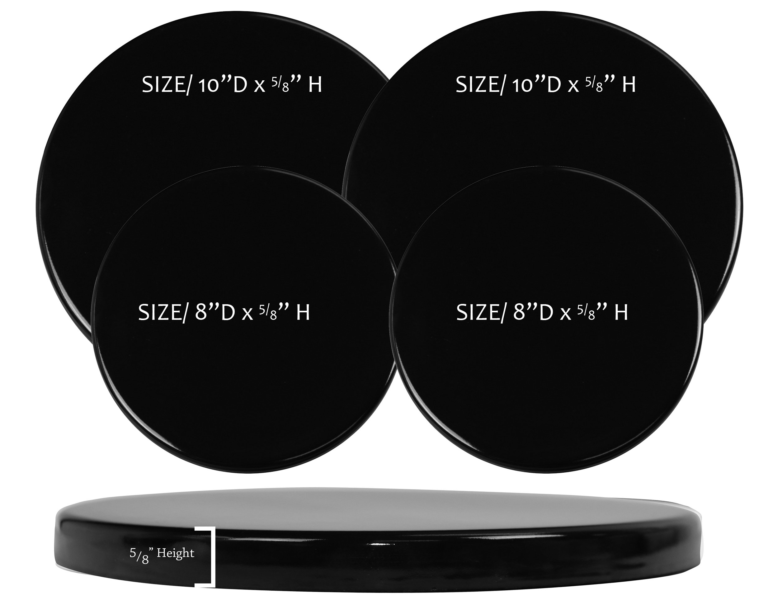 Reston Lloyd Electric Stove Burner Covers, Set of 4, Black eBay