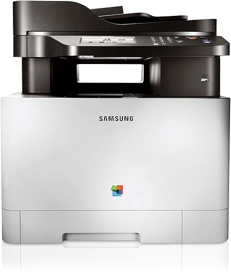 Samsung CLX-4195FW/TEG Farblaser-Multifunktionsgerät (Drucken, Scannen, Kopieren, Faxen, 9.600 x 600 dpi, 256 MB Speicher, 53
