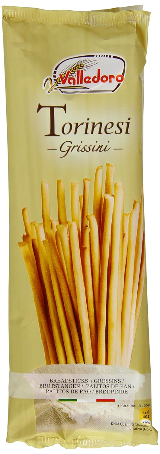 Valledoro Grissini Torinesi Breadsticks (Pack of 26) Amazon.co.uk Grocery