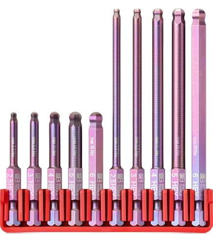 PB Swiss Tools BitBlock – 10 Torx Bits Mit Sicherungsstift, Swiss Made