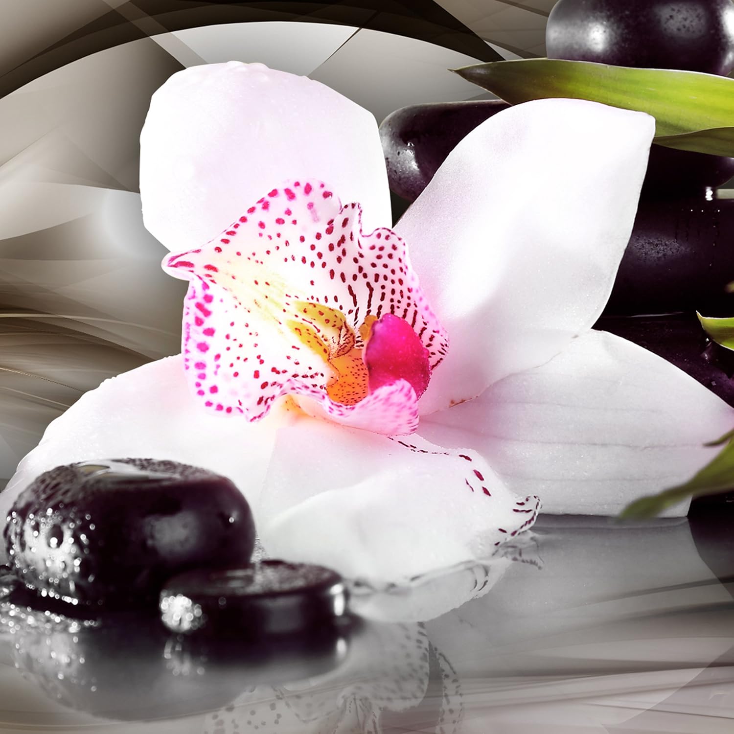 Tableaux Posters Et Arts Decoratifs Impression Sur Toile Intissee Fleurs Spa 1x40 Cm Tableau Mural Image Sur Toile Photo Images Motif Moderne Decoration Tendu Sur Chassis Zen Fleur De Cerisier 1 Piece