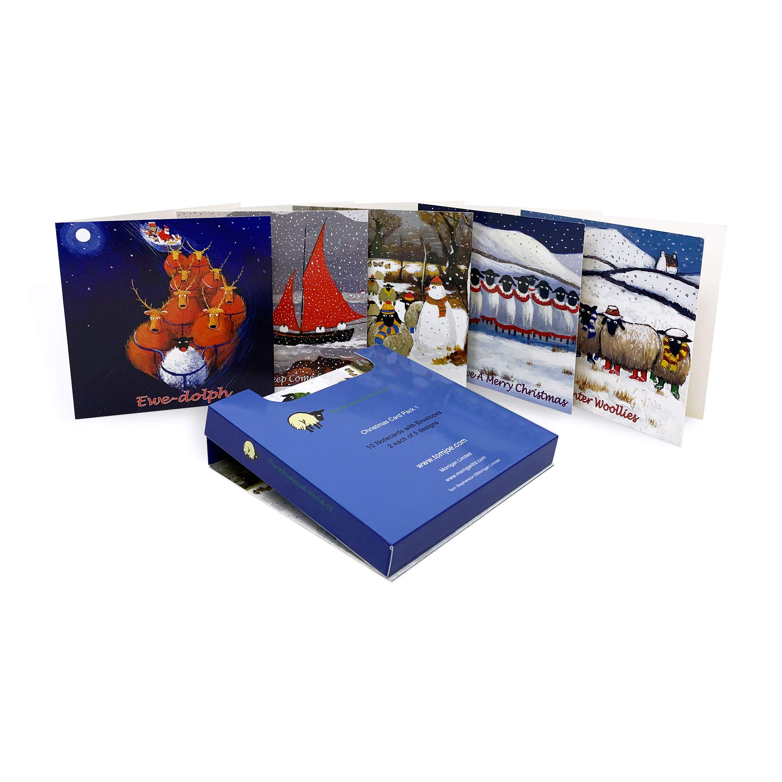 Christmas Card Pack by Irish Artist Thomas Joseph - Greeting Notelets - Set 1