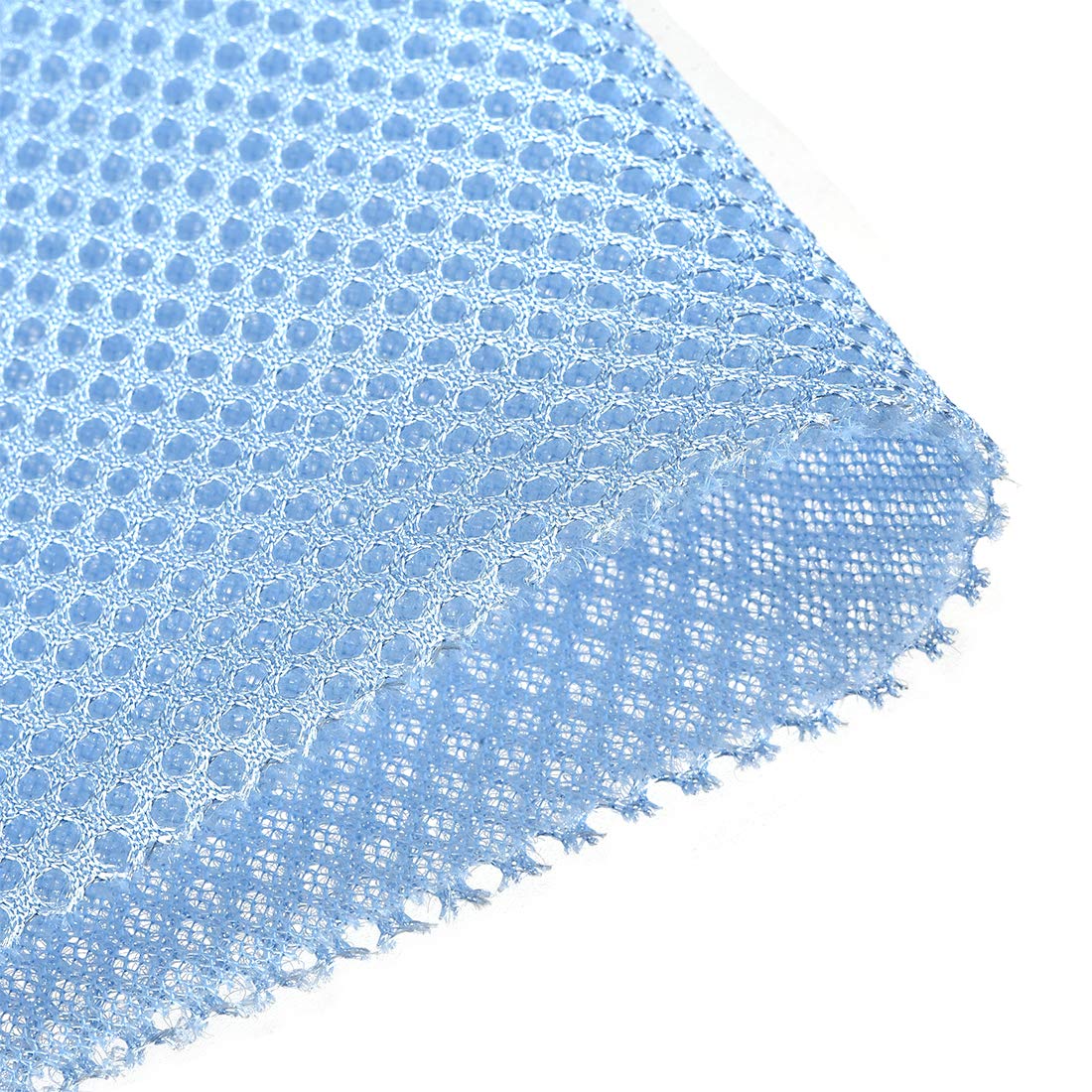 sourcing map Sky Blue Speaker Mesh Grill Cloth (not cane webbing) Stereo Box Fabric Dustproof Audio Cloth 100cm x 160cm 40 inches x 63 inches
