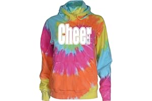 JANT girl Cheerleading Tie Dye Sweatshirt - Cheer Logo