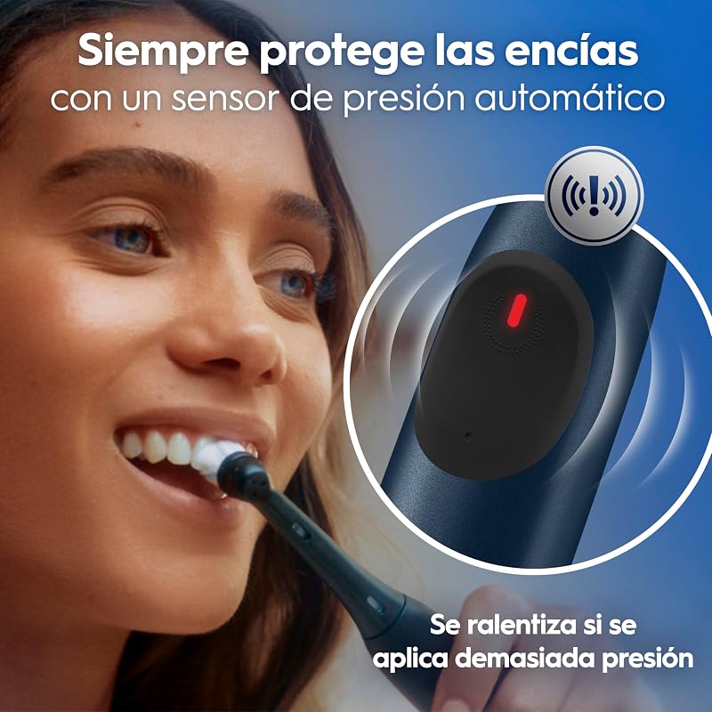 iO 2 Cepillo de Dientes Eléctrico con 1 Cabezal, Azul Mar
