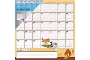 2026 Disney Classic Magnetic Family Calendar