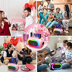 SUDOTACK Karaoke Machine for Adults Kids with 2