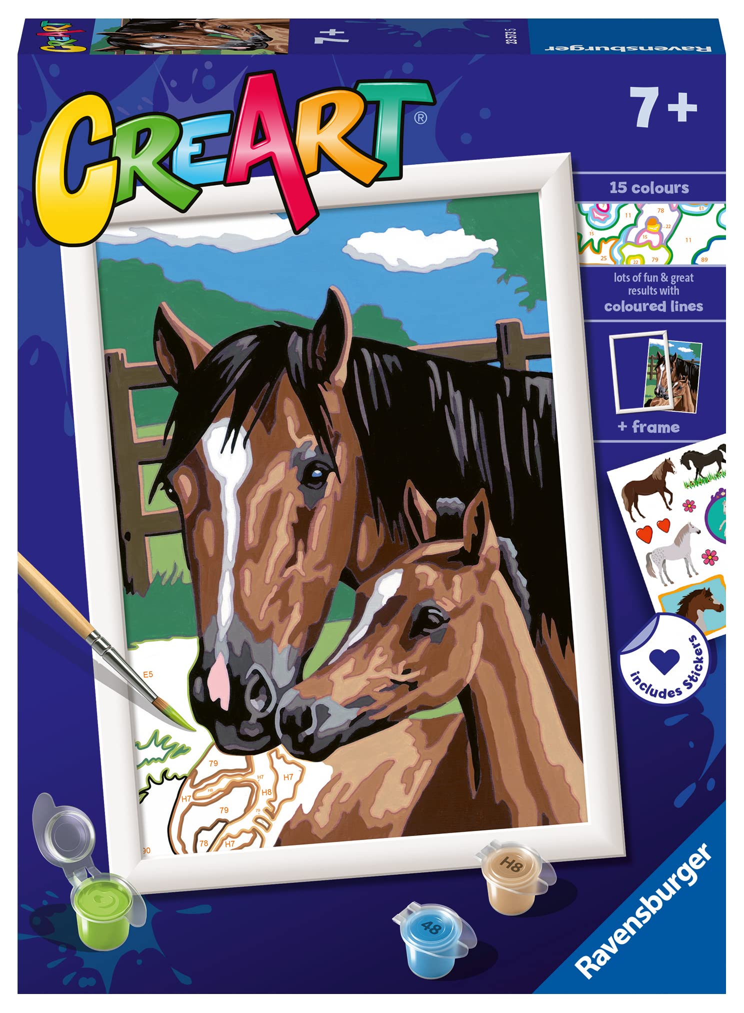 Ravensburger - CreArt Series D-Horses grazing, 23573 5