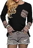 POGTMM Womens Fall Clothes, Printed Flare Long