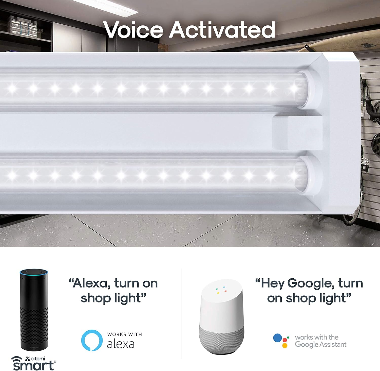 smart fluorescent tube alexa